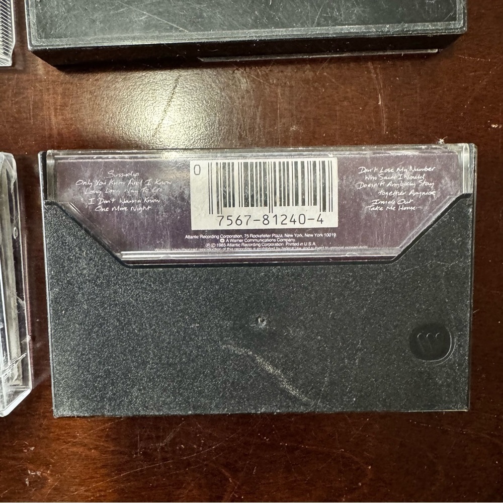 Vintage Phil Collins And Genesis Cassette Tape Lot Of 6 All Tested And Working - Picture 12 of 16